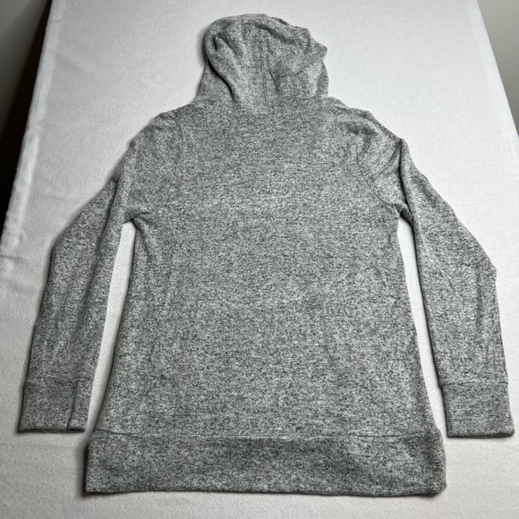 Lemon Tart Womens Small Gray Super Soft Lightweight Comfy Knit Hoodie - Picture 6 of 11